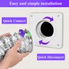 Aozzy Universal Twist-Lock Dryer Vent Wall Plate with Quick Connect