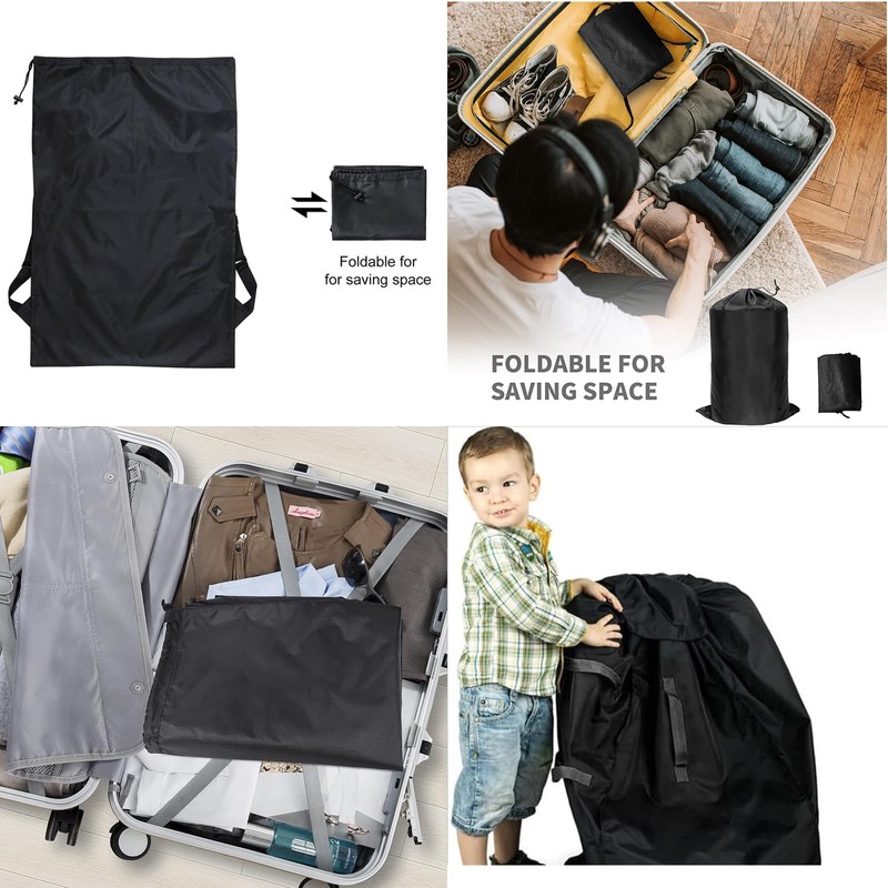 CocCCoon Pushchair Bag Black pram Bag for Airplane for Students