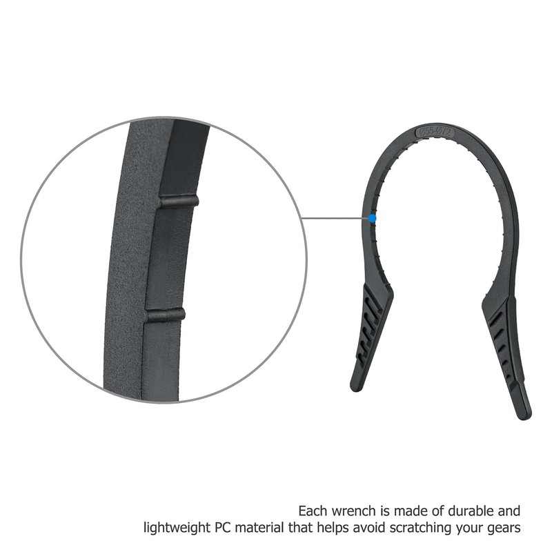 JJC 2 Piece Camera Lens Filter Wrench Kit, Filter Removal