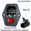 Artrinck Rated 10A 250V AC Power Socket Rocker Switch 3