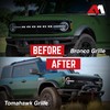 AMERICAN MODIFIED Tomahawk Front Replacement Grille with Off Road Lights