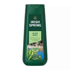Irish Spring Aloe Mist Moisturizing Face + Body Wash, 20 oz