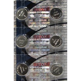 6 Pack MAXELL AG13 LR44 A76 357 Alkaline Button Cell Batteries 1.5 Volt Alkaline