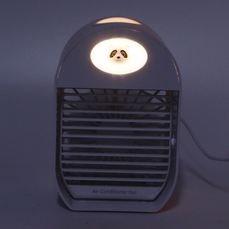 100mL LED Air Cooler Portable Desktop Cooling Fan USB Powered