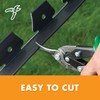 EasyFlex Heavy-Duty No-Dig Landscape Edging with Anchoring Spikes, 1.7 in.