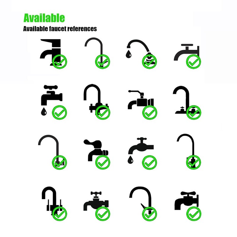 Soerreo Portable Rubber Hose Nozzle, Size, Easy to Use, Hand