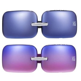 Master Massage Equipment E10 Electric Smart Fashion Mini Eye Massager with Heat Lightweight Reduce Eye Strain Dark Circles Dry Eye Care, Improve Sleep Massage Mask, Gradient Purple+Aurora Blue