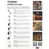 NSi TORK R5M4HW Indoor In-Wall Countdown Digital Lighting and Appliance