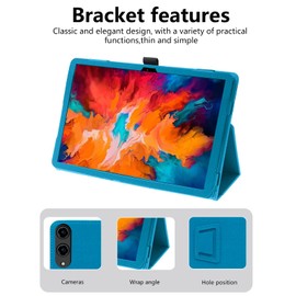 toergy Protective Case for TECLAST T65 13.4 inch 2025 Newest Tablet with Hand Strap & Stand& Anti-Drop Feature - Sleek and Simple Design,Azure