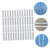 30Pcs Vertical Blind Top Hangers Double Hole Holders for 127Mm