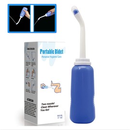 Portable Bidet Bottle for Travel Personal Hygiene Care Manual Bidet (13in)