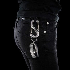 DAD Garson D.A.D Crystal S-Shaped Carabiner Hook Crystal SB185-01