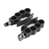 2pcs Aluminum Flying Knuckle Control Foot Peg Motorcycle Footrests Pedal