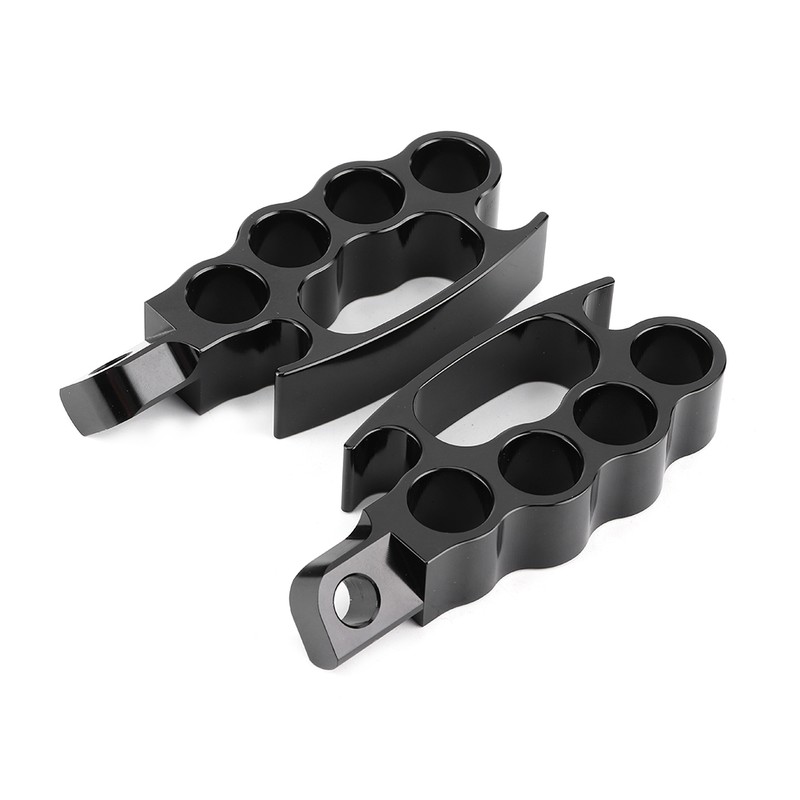 2pcs Aluminum Flying Knuckle Control Foot Peg Motorcycle Footrests Pedal
