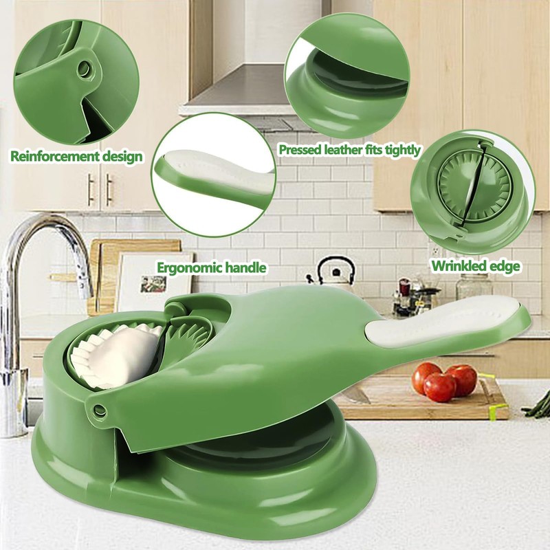 Dumpling Maker, Pelmeni Maker, 2-in-1 Dumpling Maker, Gyoza Maker, Mouth