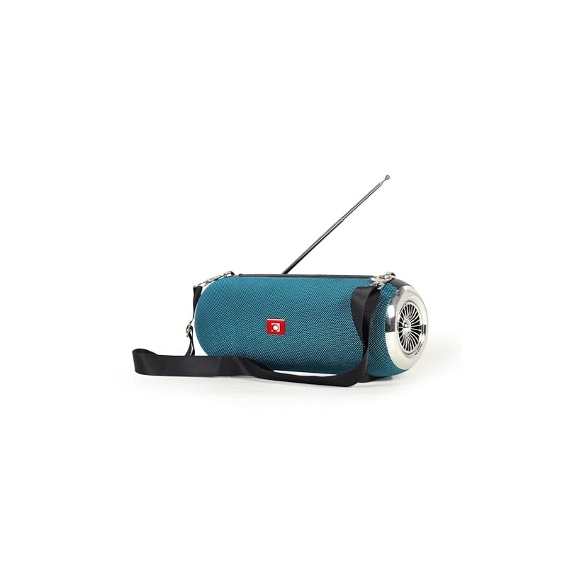Portable Bluetooth Speaker Radio Antenna MicroSD Slot 3.5 mm Audio