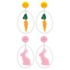 Easter Earrings for Women Easter Basket Stuffers Easter Gifts for Teens Easter Dresses 2024 Bunny Earrings
