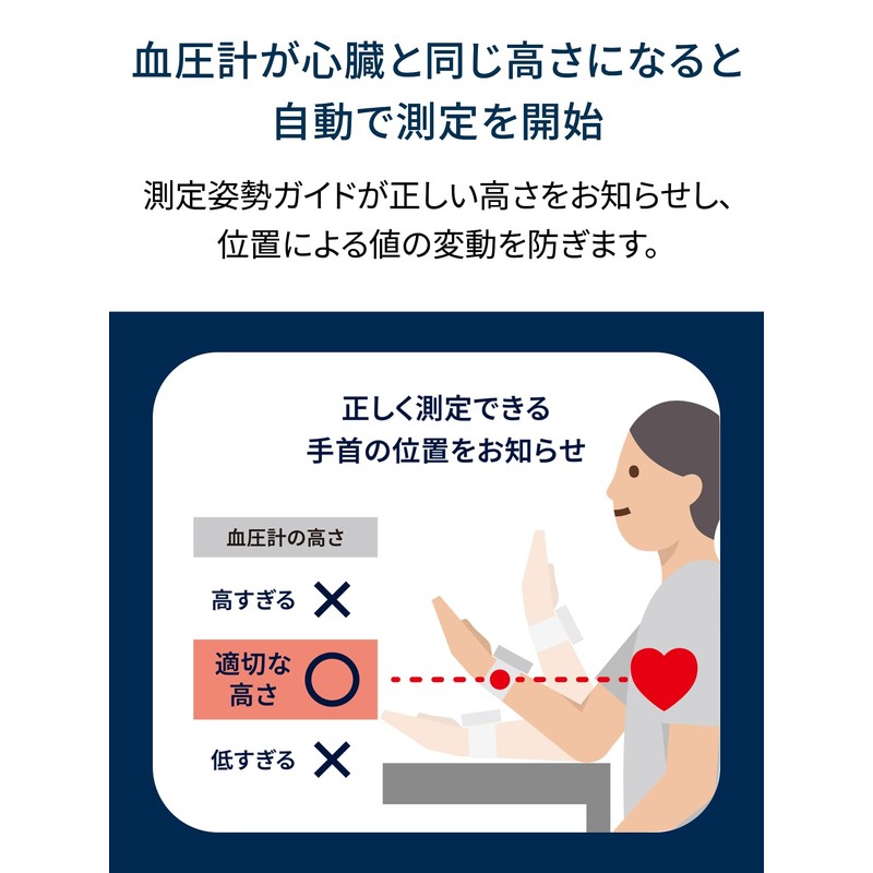 オムロン 手首式血圧計 HEM-6180 シリーズ HEM-6185-JAZ