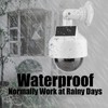 Dummy Camera Indoor & Outdoor Realistic Dome Shape Solar Security