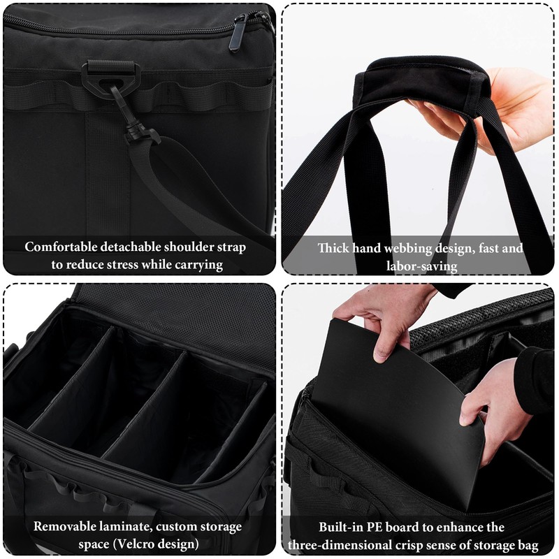 COOZMENT 35L Multi-functional Duffle Bag, Waterproof Shoe & Picnic Camping
