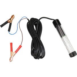 Lightingsky 12V 14W 180 LEDs 1300 Lumens LED Submersible Fishing Light Underwater Fish Finder Lamp with 5m Cord (Green)