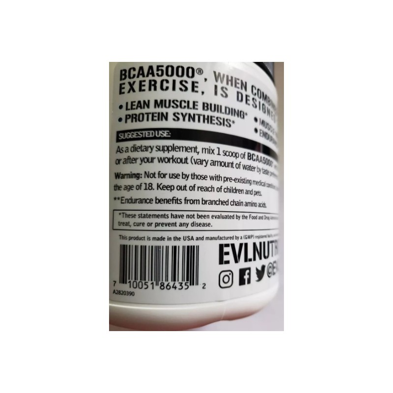 Evlution Nutrition - BCAA 5000 - CHERRY LIMEADE - 30