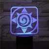 LED Blizzard Hearthstone Logo Changing Color USB Night Light and