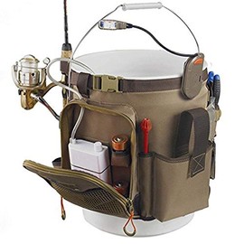 Wild River CLC WL3506 Tackle Tek Rigger Lighted Bucket Organizer with Plier Holder and Retractable Lanyard (Bucket Not Included)