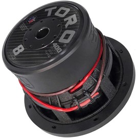 TORO TECH – Fierce 8, 8 Inch 400 Watts RMS – 800 Watts MAX – Dual 4 Ohm 2 Inch Voice Coil, 8" Car Audio Subwoofer for Cars, Trucks, Jeeps, Boats, Off Road with Hard Hitting Bass (Sold As Each)