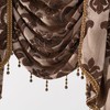 NAPEARL Jabot Curtains Valances and Swag Luxury Window Valances for