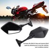 Pair Motorcycle Rearview Mirrors Left Right Replacement for CBR600RR CBR600