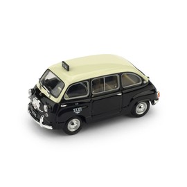 Blum 1/43 Fiat 600D Multipura Genova Taxi 1964 BRUMM FIAT 600D MULTIPLA TAXI DI GENOVA