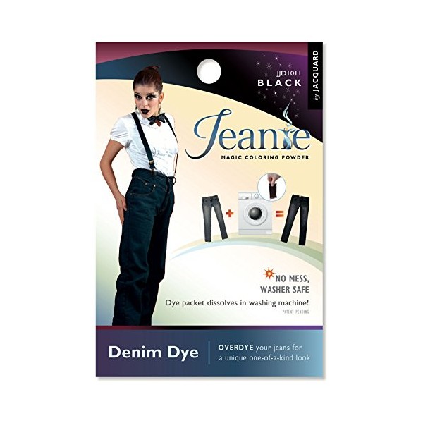 Jacquard Products Jeanie Denim Dyes, 0.49 oz, Black