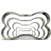KSPOWWIN 5 Pieces Dog Bone Cookie Cutter, Stainless Steel Cookie