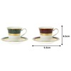 Noritake Y6829/47332 American Cup & Saucer (Color Changing Pair) 220cc