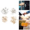 40Pcs Lobster Claw Clasps Zinc Alloy Gold Silver Color Glossy