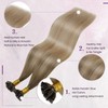 LaaVoo U Tip Hair Extensions Human Hair Ombre Light Brown