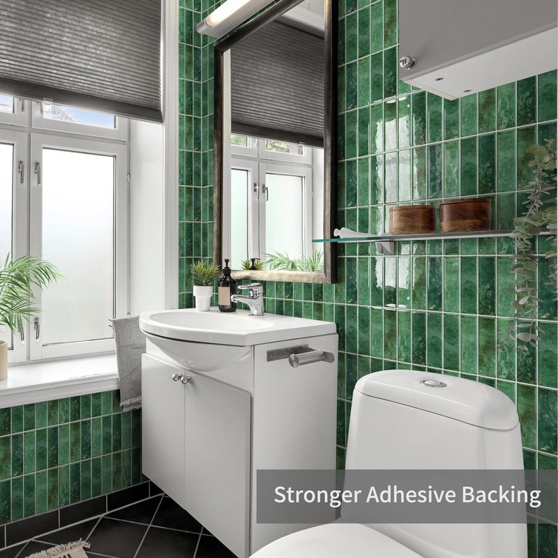 10 Sheet Peel and Stick Subway Kitchen Backsplash Tiles,3D Rectangle