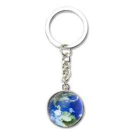 Solar System Planet Earth keychain for Women Men Globe Glow Keychain for Teen Girls Boys Cute Cartoon Car Keychain Accessories Aesthetic Keychains for Car Keys Backpack Son Mom Dad Gifts for Birthday