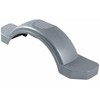 Fulton Trailer Fenders Plastic Fender, 14-Inch Tire Size, Silver