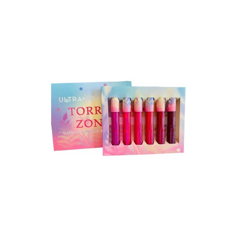 Kit Gloss Labial Rosa, Maquillaje 6pzs