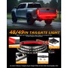 Qasim 48/49inch LED Truck Tailgate Light Strip 5 Function Red/White
