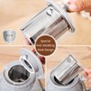 Toptier Ceramic Teapot, Large Tea Pot with Stainless Steel Infuser,