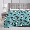 Chioee MT0992XA Flannel Blanket Throw Orca Pattern, Cute Animal, Stylish