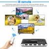 Zettaguard - Conmutador HDMI con control remoto inalámbrico PIP e
