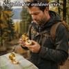 Tebery 2 Pack Classic Pocket Style Copper Clamshell Compass Waterproof