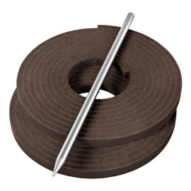 TOFL Softball and Baseball Glove Lace Kit | Mitt Lace Glove Repair Lacing Kit | 2 Leather Laces with Lacing Needle for Catchers Glove| Dark Brown