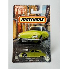 2024 Matchbox European Streets 1968 DS 21 Pallas Lime Green 24/24 (Long Card) HVV41