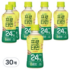 Solve&Go Protamine savory flavor 24g protein, 250ml, 30 pieces / 솔브앤고 프로타민 고소한맛 24g 단백질, 250ml, 30개