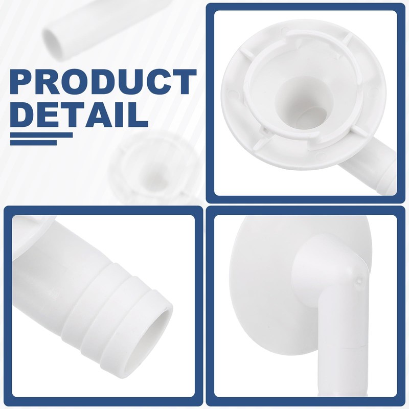 sourcing map 5Pcs Air Conditioner Drain Hose Connector Elbow Fitting